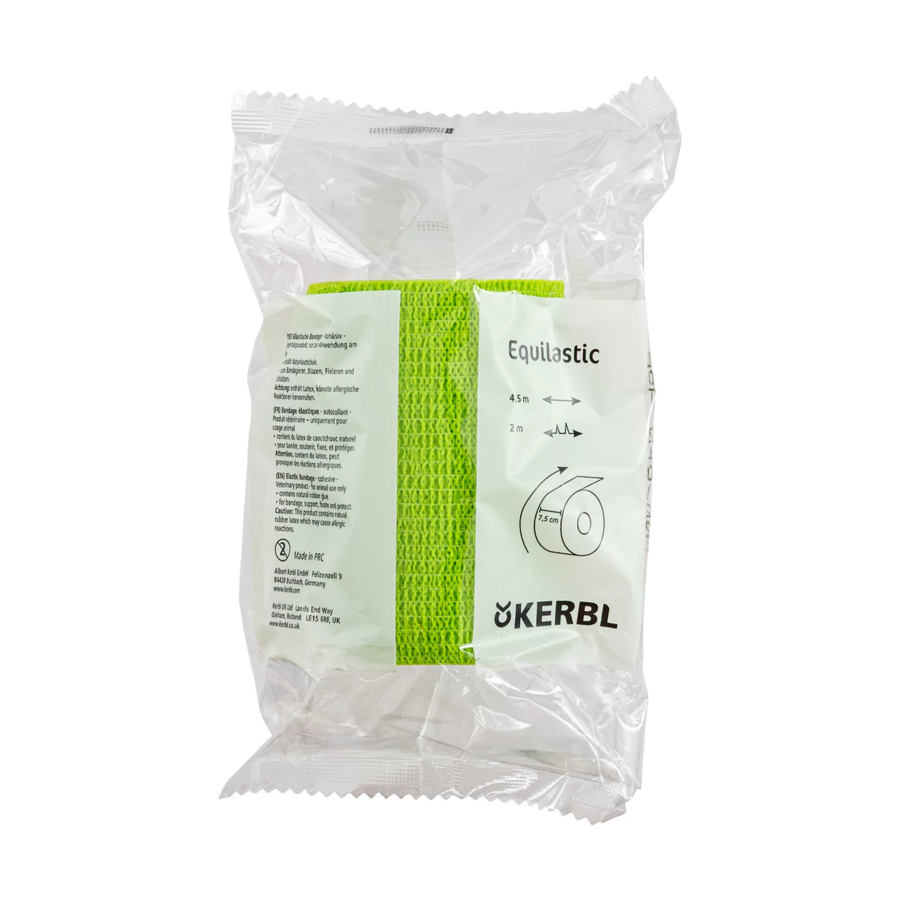 Benda per zoccoli, Equilastic, verde, 450 × 7,5 cm