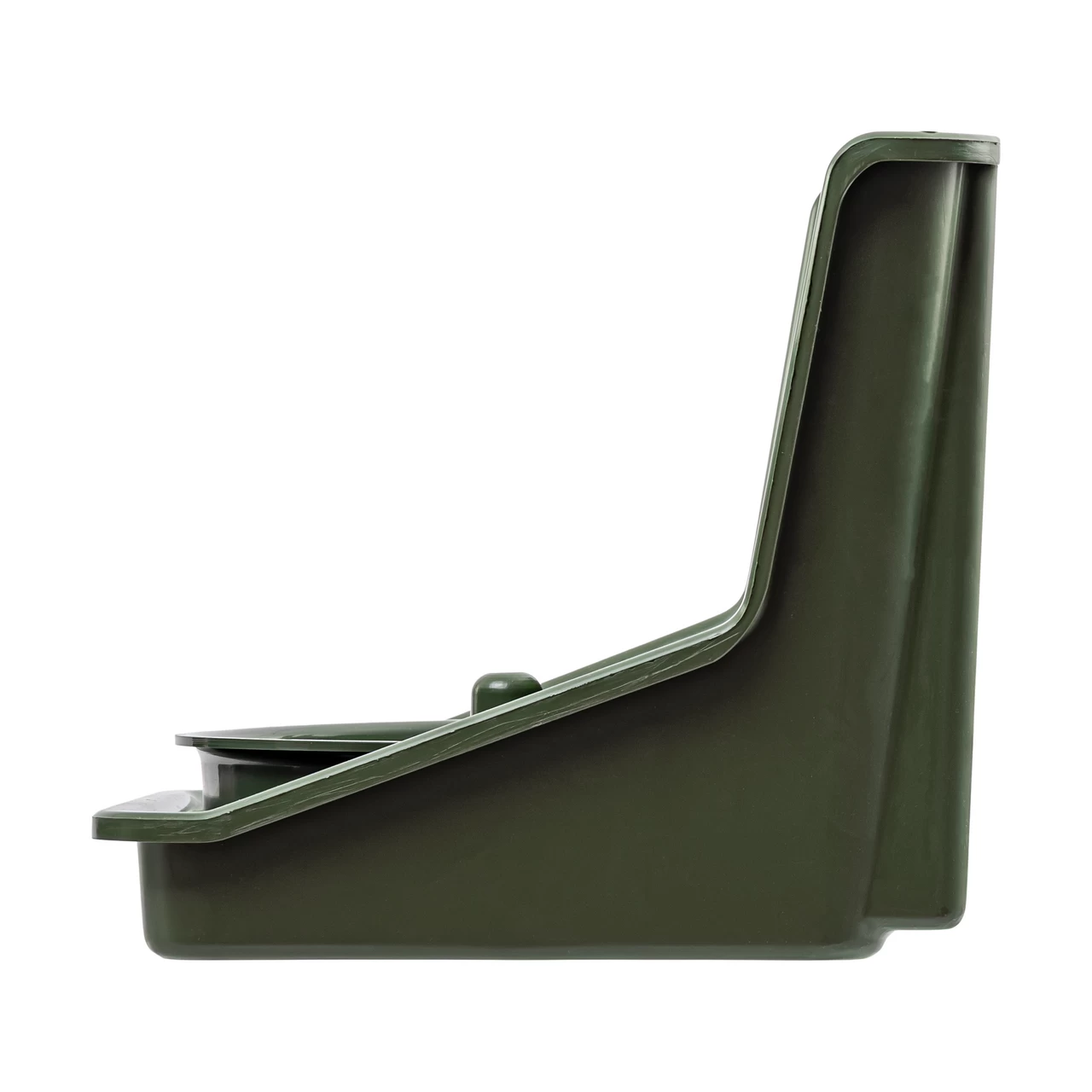Portasale con inserto rotondo, verde scuro