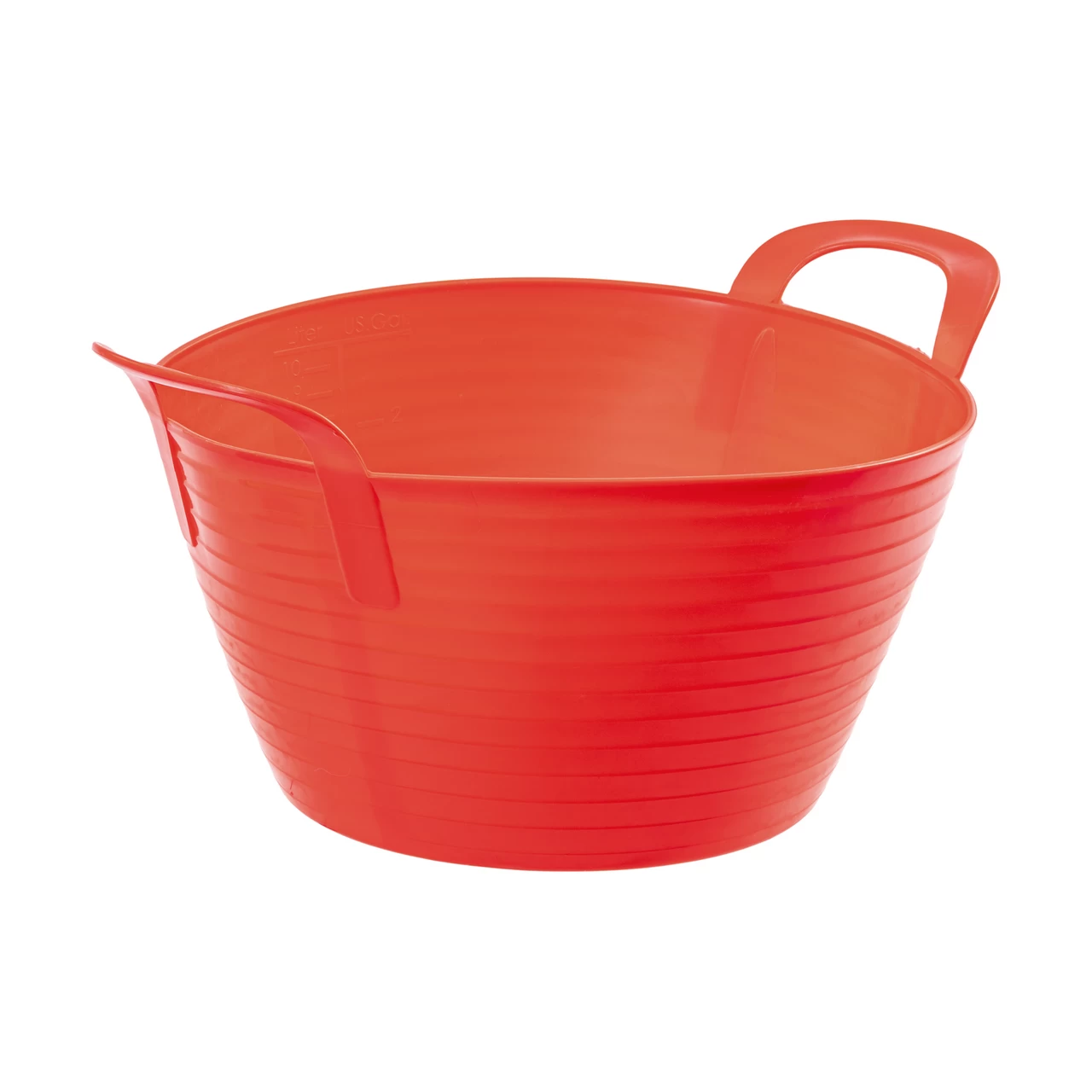 Secchio flessibile, in plastica, Flexbag, rosso, 12 litri