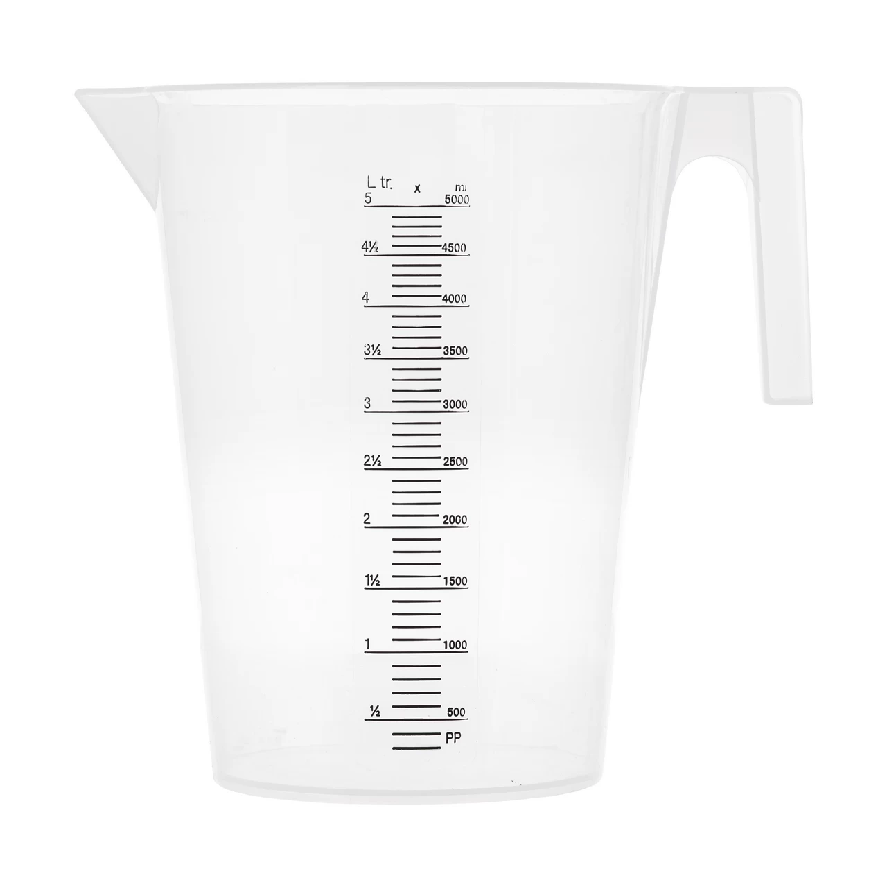 Caraffa, in plastica, 5 litri