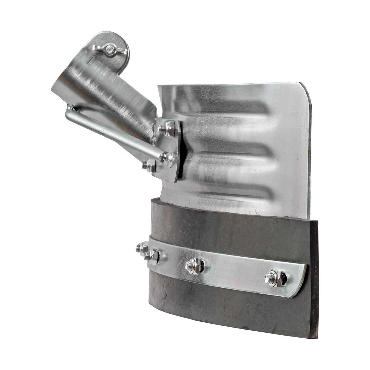 Raschietto ricurvo per la rimozione del letame, zincato, 66 cm
