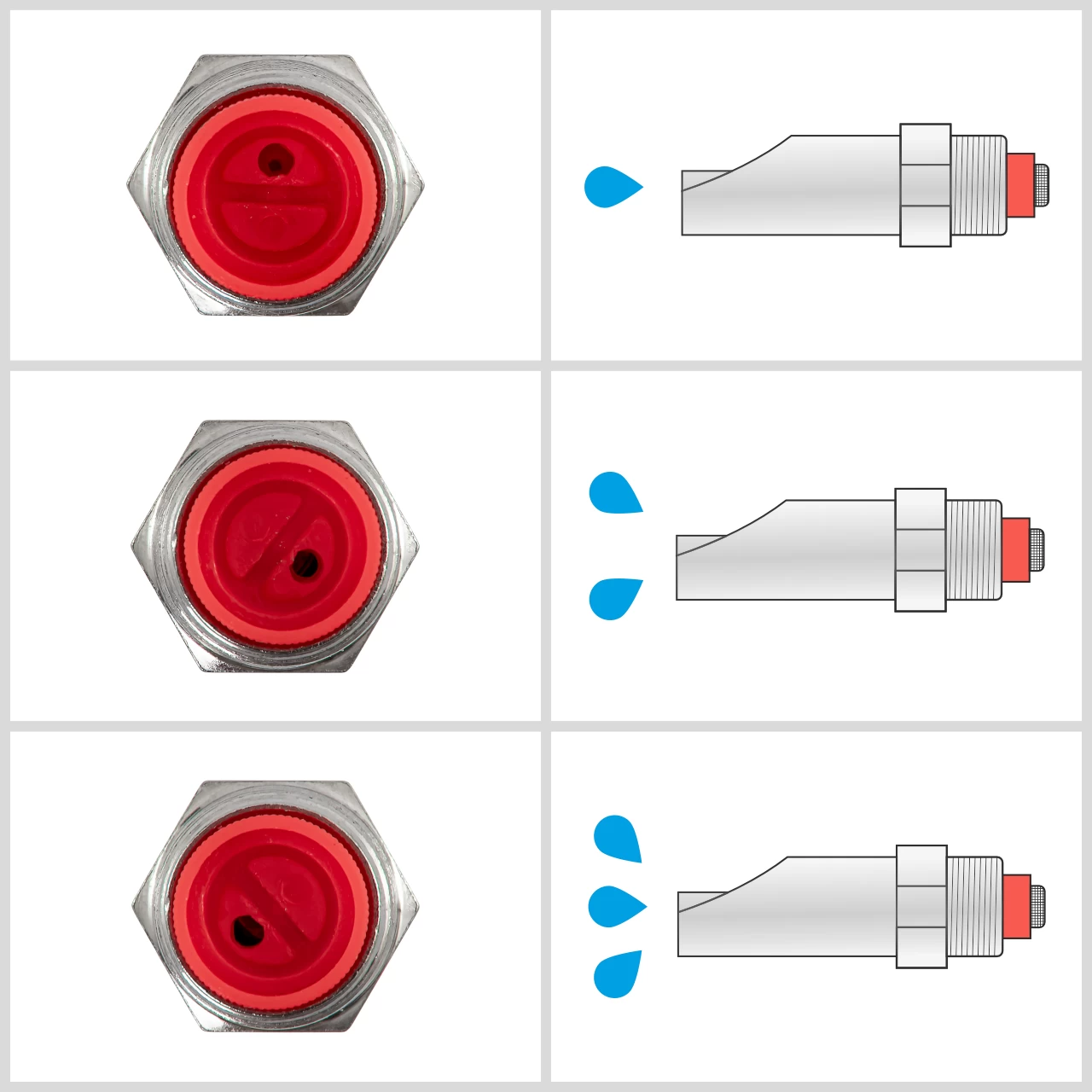 Ciuccio con filettatura da 1/2" per maiali, con nipplo da 1/2"