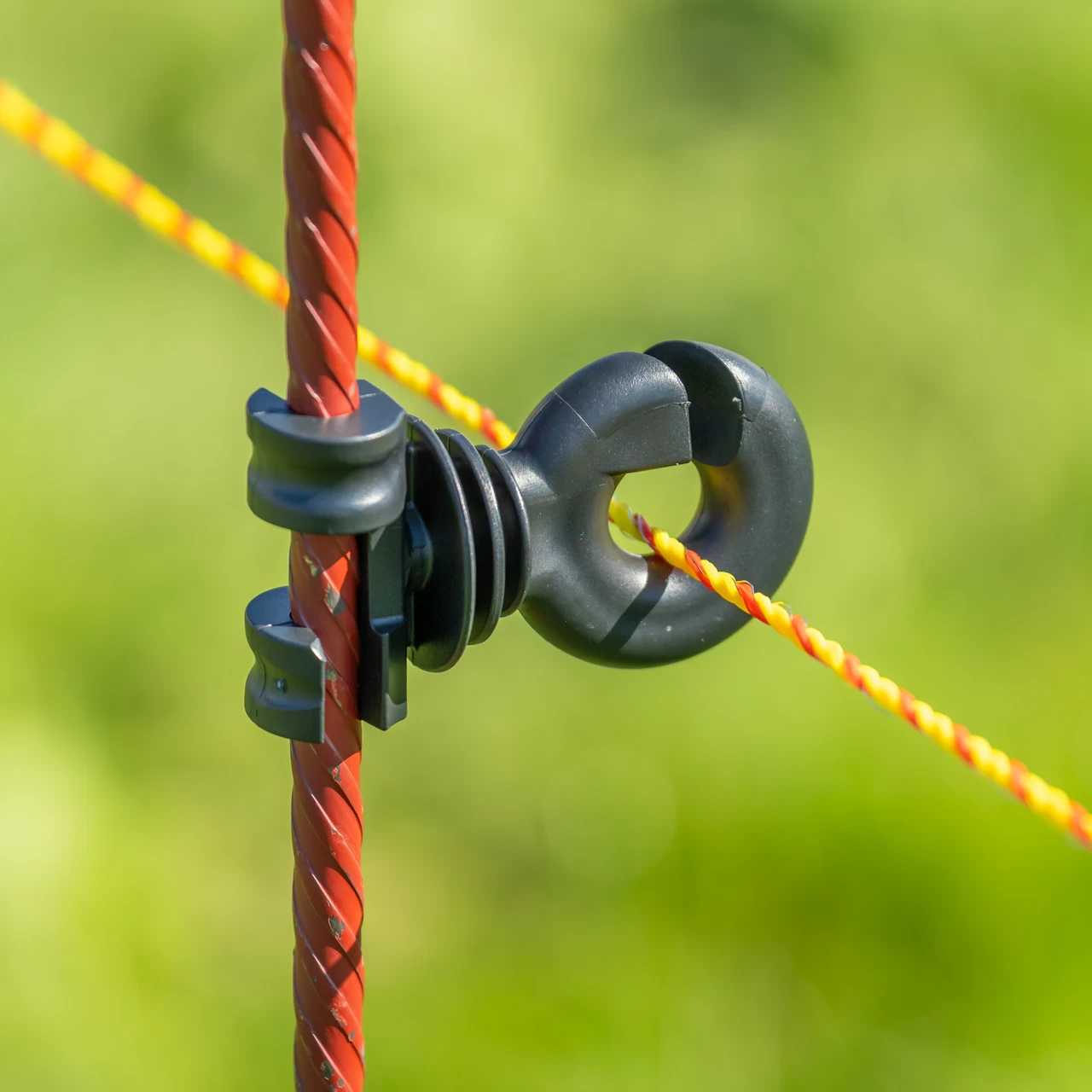 Isolatore supplementare per palo tondo in acciaio Ø8 mm, 25 pz.