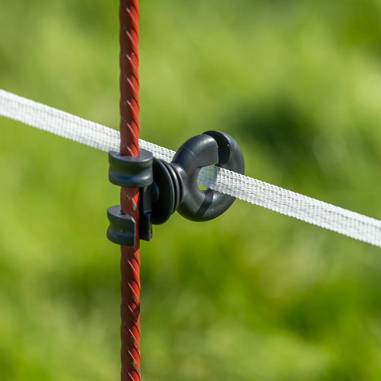 Isolatore supplementare per palo tondo in acciaio Ø8 mm, 25 pz.