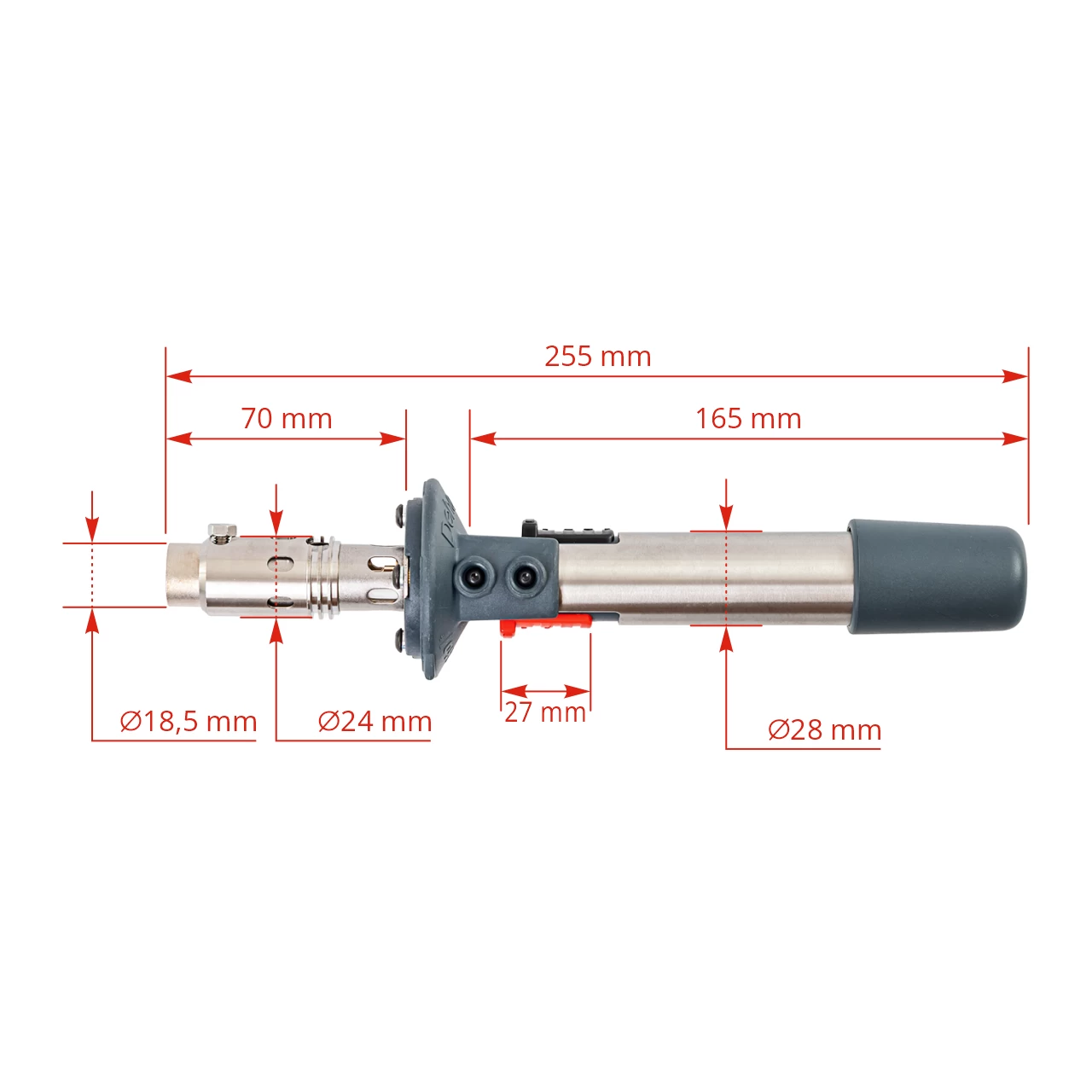 Decornatore a gas Portasol 3, con punta da Ø18,5 mm