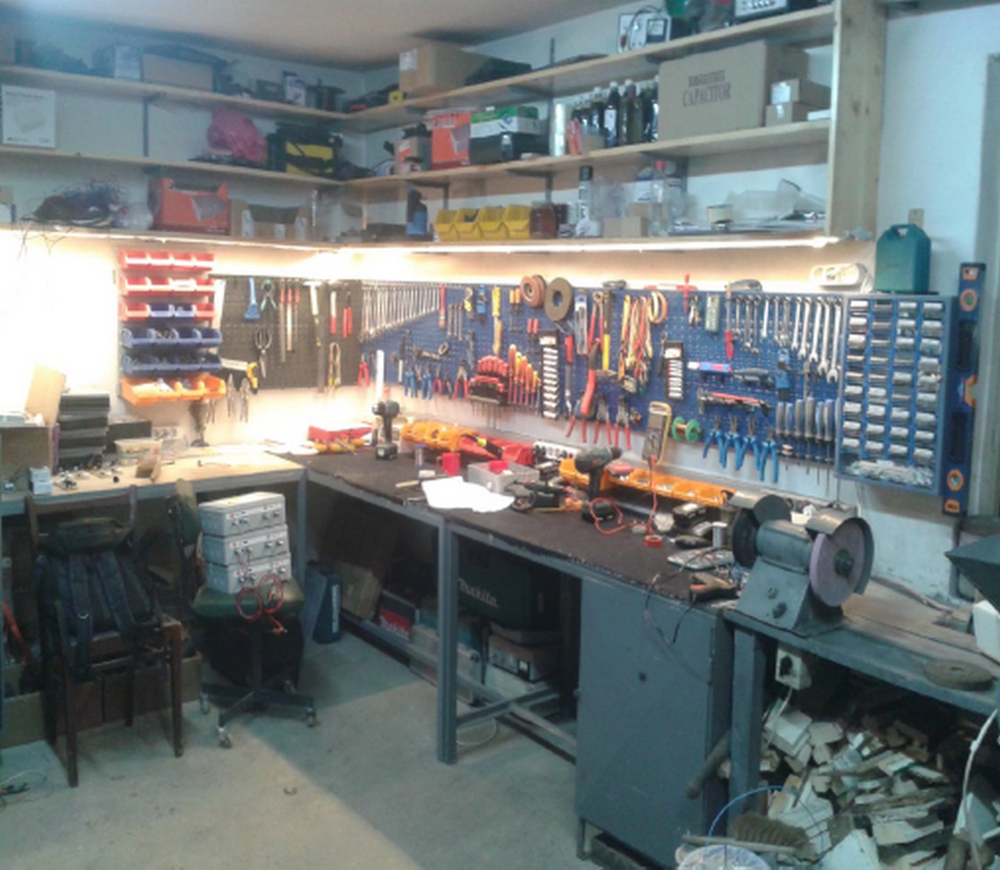 Il primo laboratorio nel garage