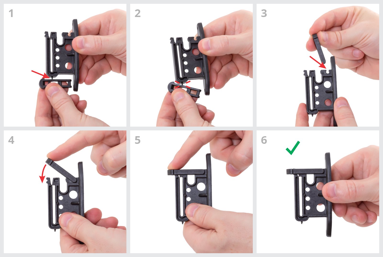 Istruzioni di montaggio per la chiusura di sicurezza