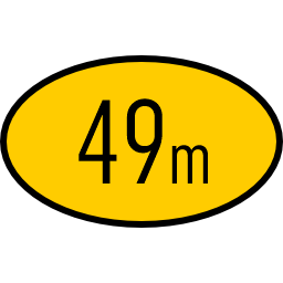 49 m