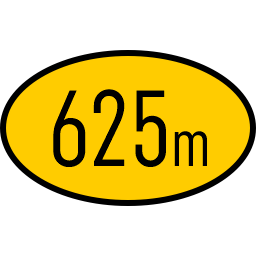 625 m