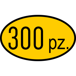 300 pezzi