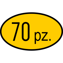 70 pezzi