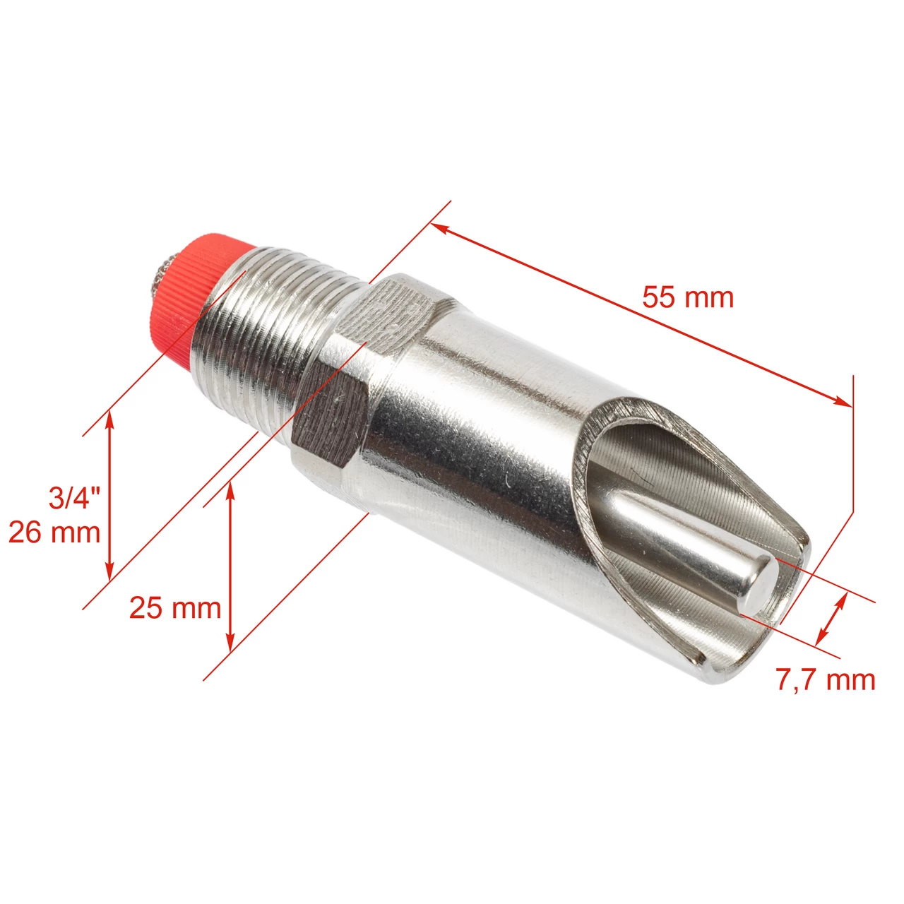 Ciuccio con filettatura da 3/4" per maiali
