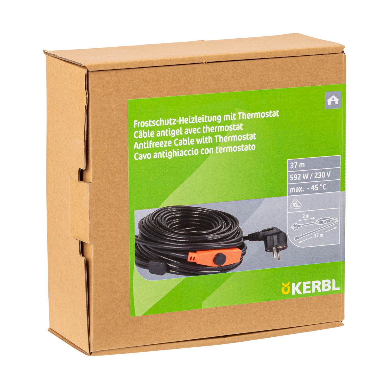 Cavo antigelo con termostato, 37 m