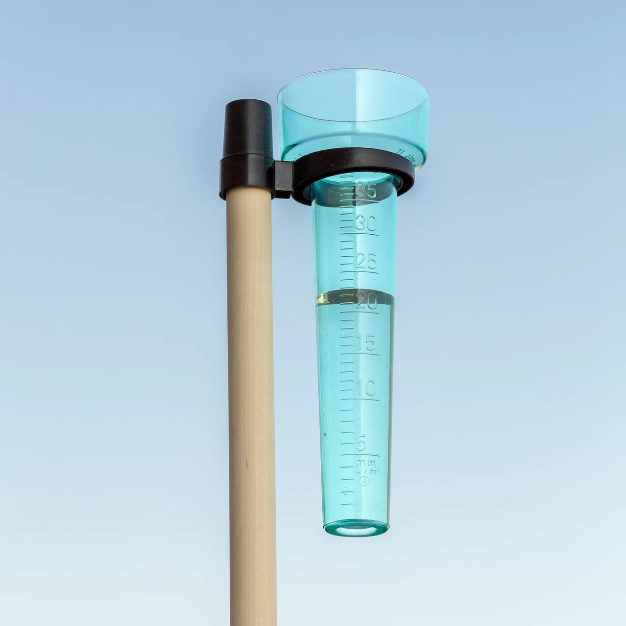 Pluviometro da 40 l/m², con graduazioni da 1 ml