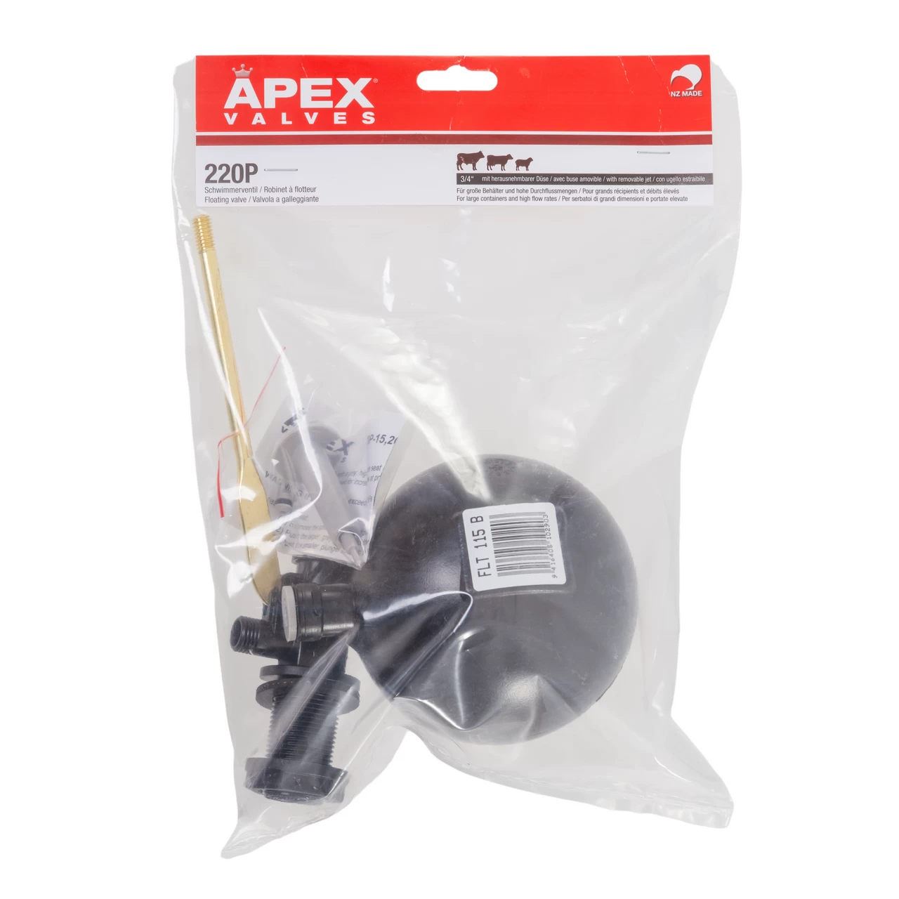 Valvola automatica a galleggiante, APEX 220P, 3/4"