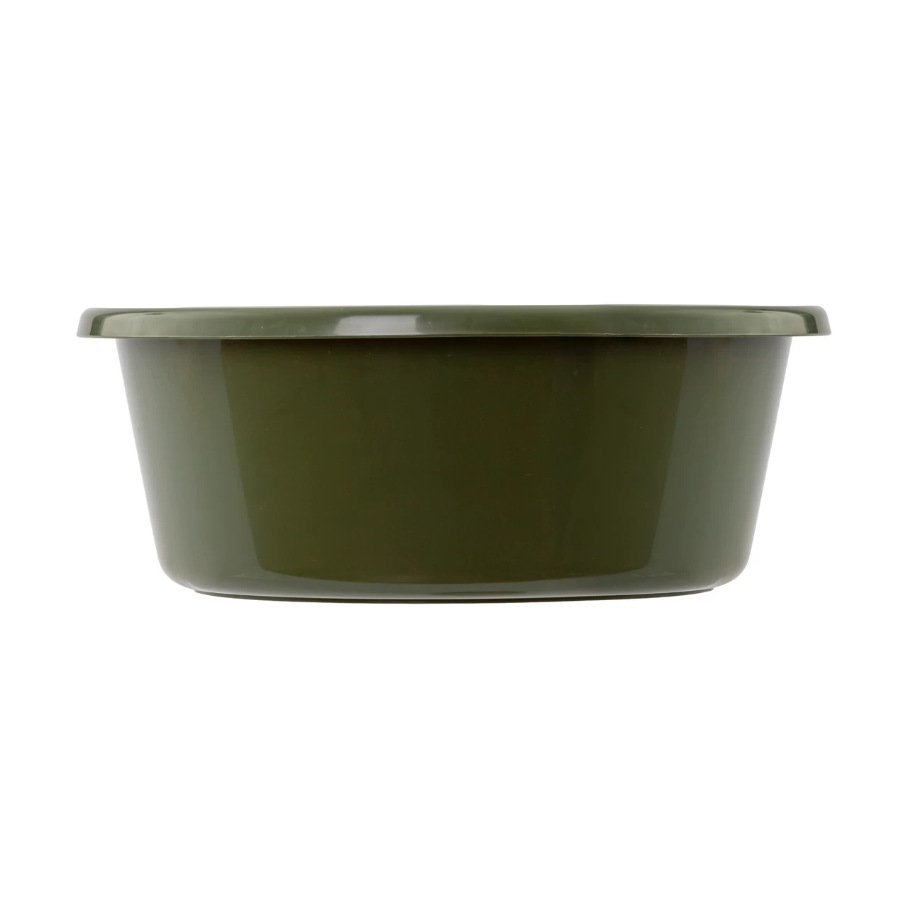 Ciotola in plastica per mangimi dei bovini, verde oliva, 6 litri