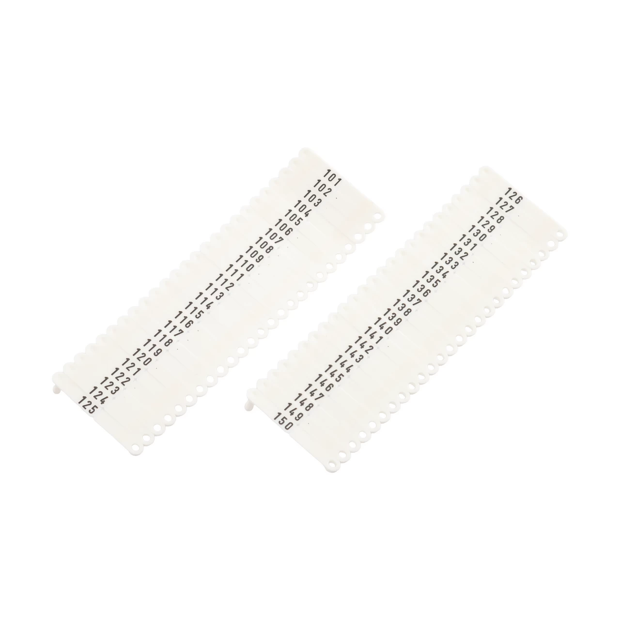 Marchi auricolari per agnelli e capretti, Twintag, bianco, 101-150