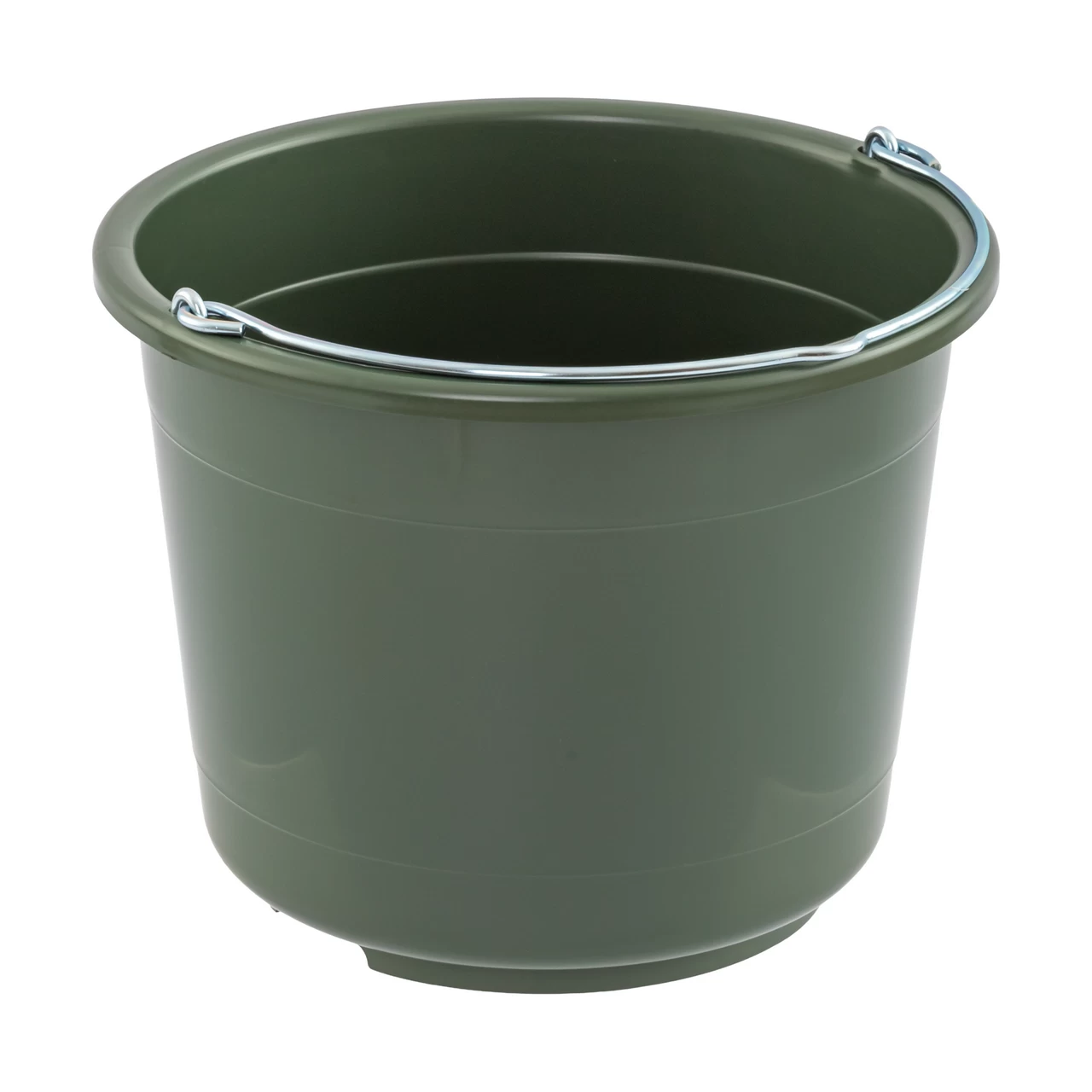 Secchio di stalla e alimentazione, 20 litri, verde