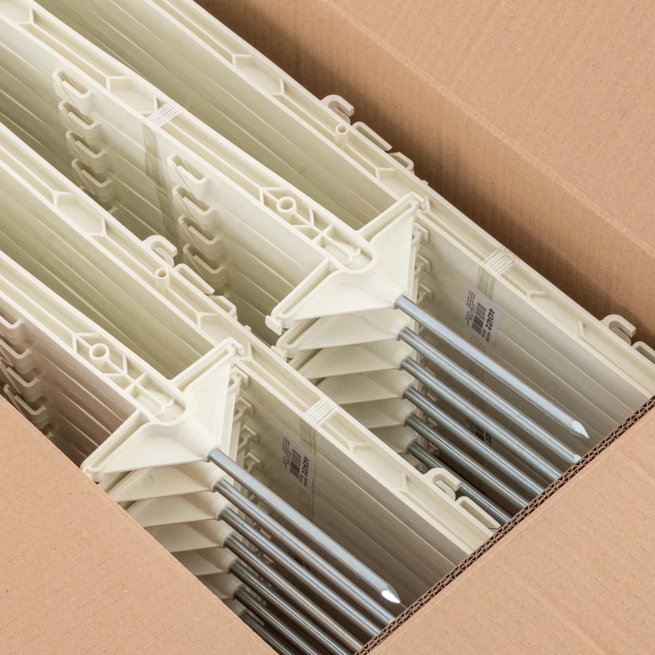 Palo in plastica, 105 cm, 40 pezzi