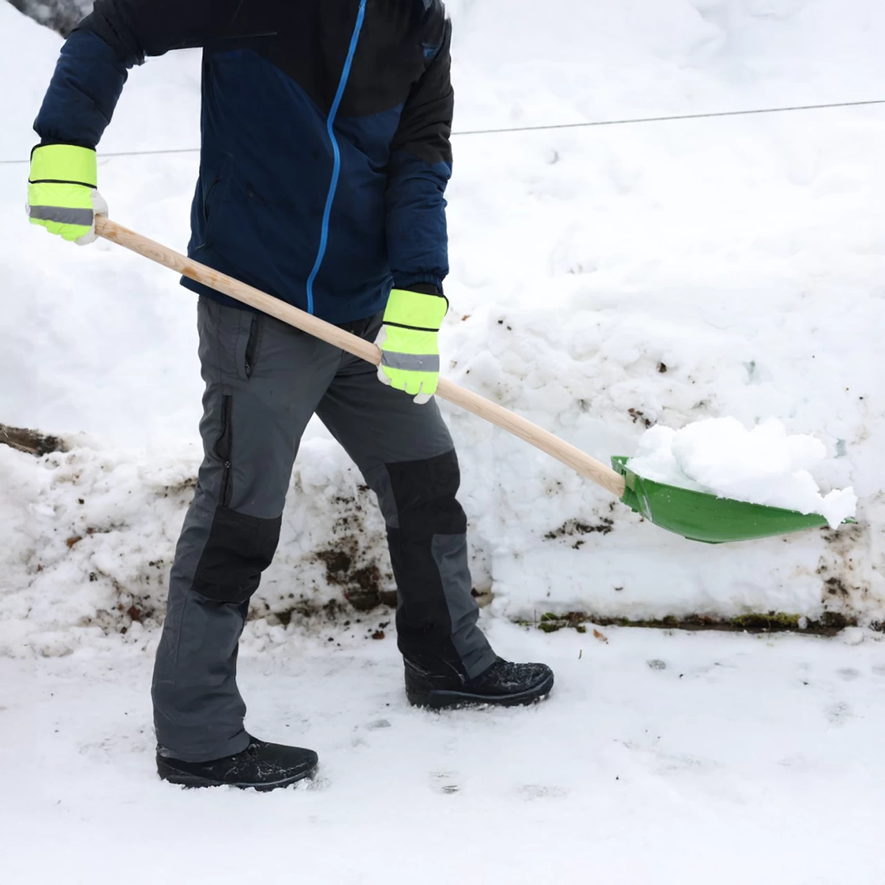 Pala per cereali e neve, senza gambo, 40 × 42 cm