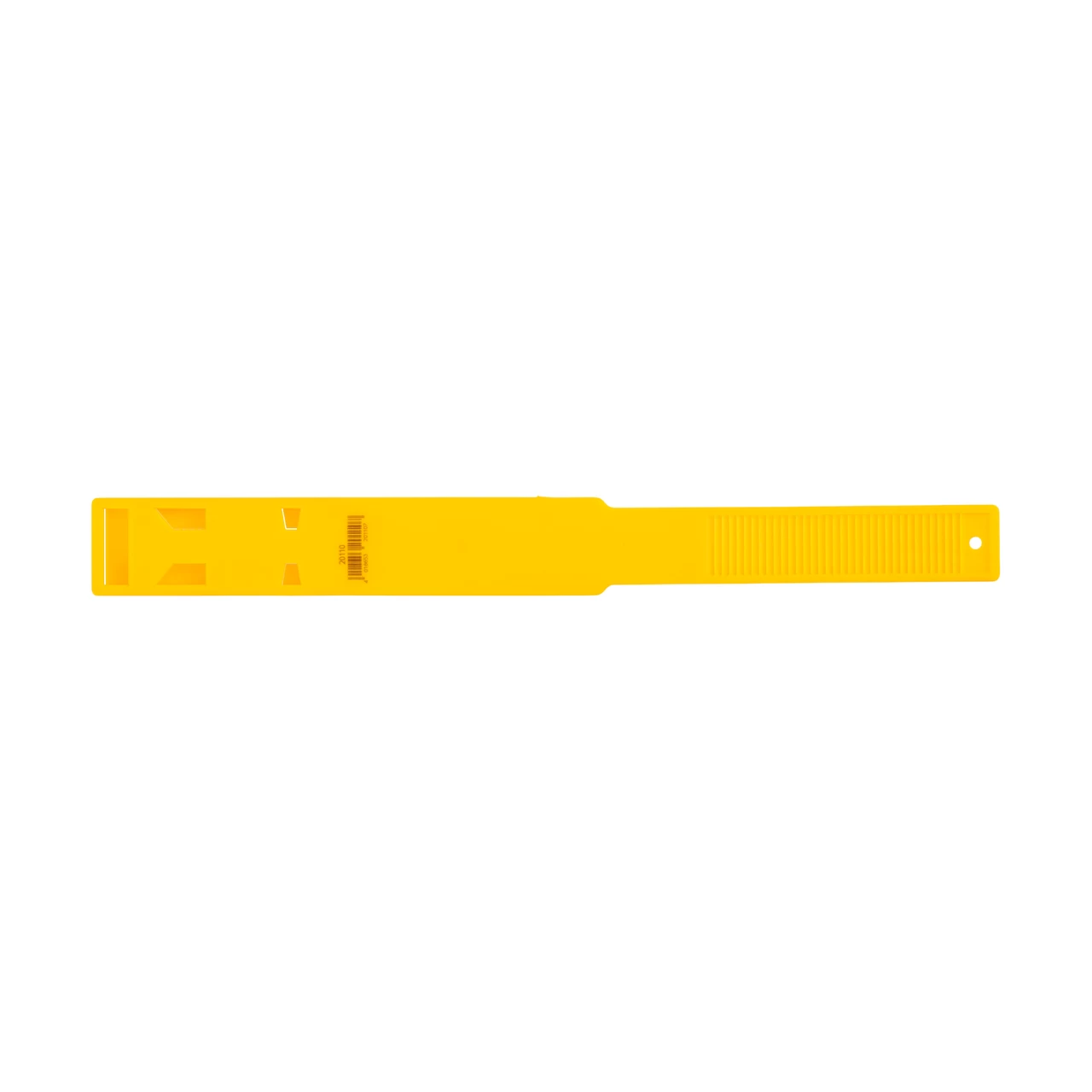 Bracciale a marchio per mucca, plastica, giallo