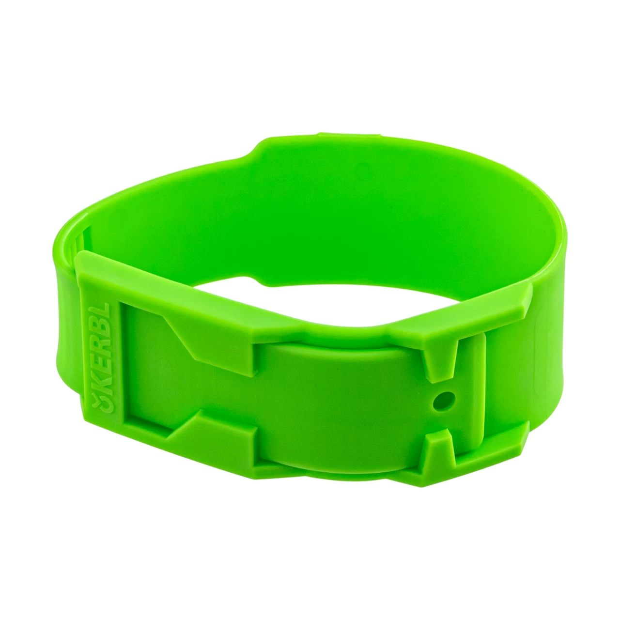 Bracciale a marchio per mucca, plastica, verde