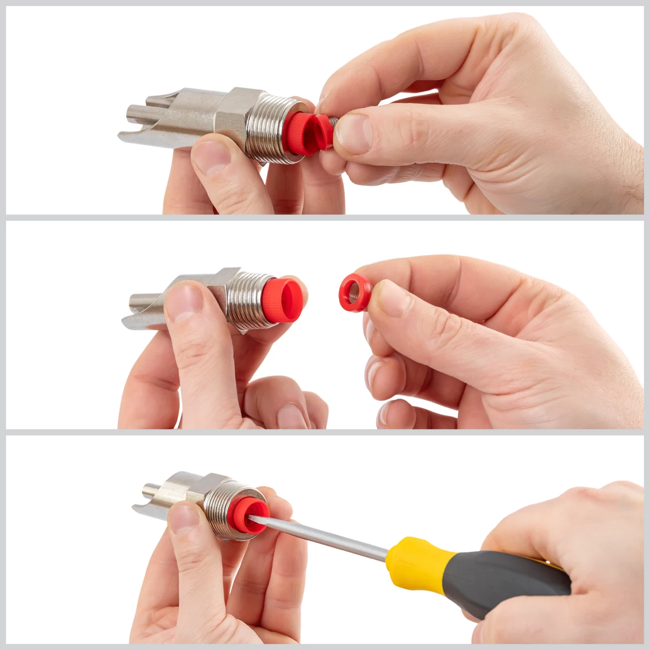 Ciuccio con filettatura da 3/4" per scrofe, con nipplo da 3/4"