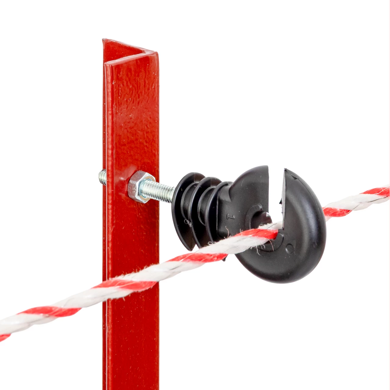 Palo in acciaio quadrato 25 × 25 mm, 165 cm