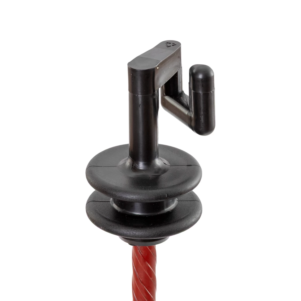 Isolatore di ricambio per palo in acciaio tondo Ø8 mm, 25 pezzi.