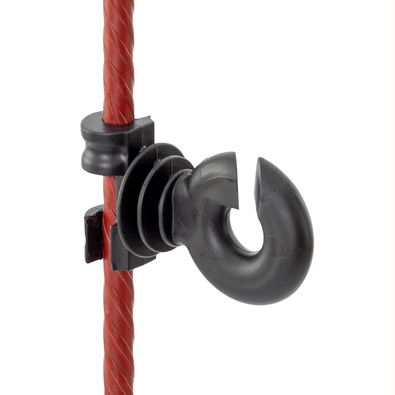 Isolatore supplementare per palo tondo in acciaio Ø8 mm, 25 pz.