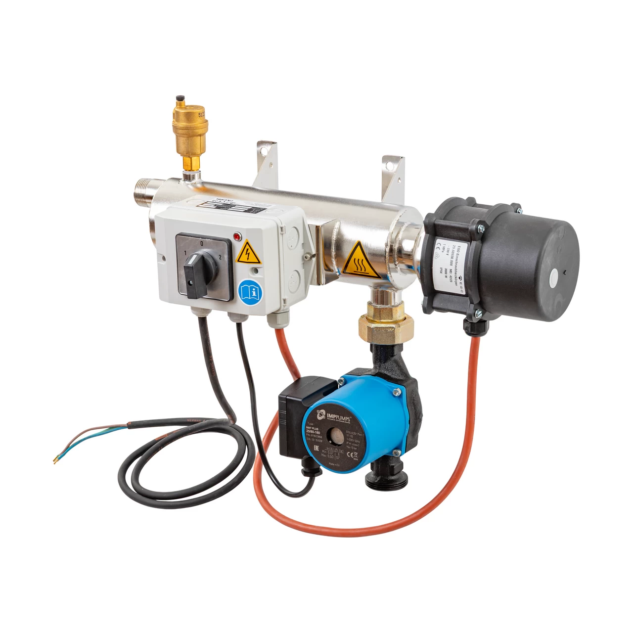 Sistema di riscaldamento e ricircolo dell'acqua C10