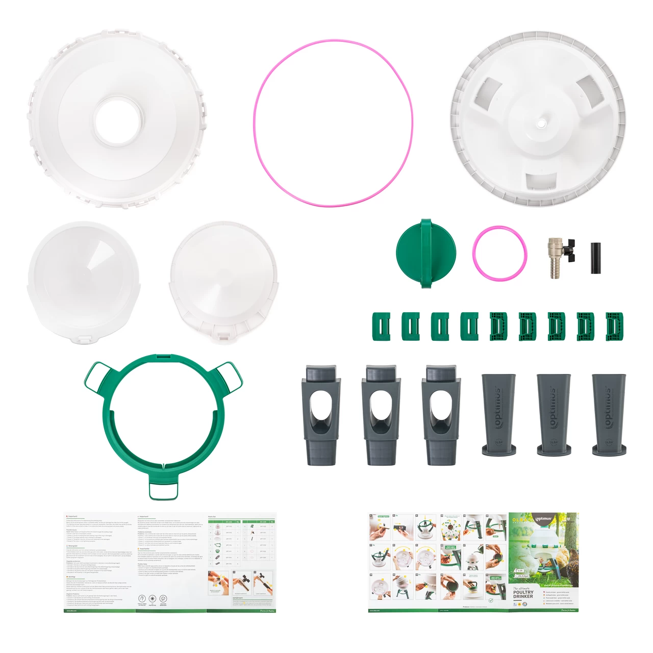 Abbeveratoio premium per pollame, Optimus, 25 litri