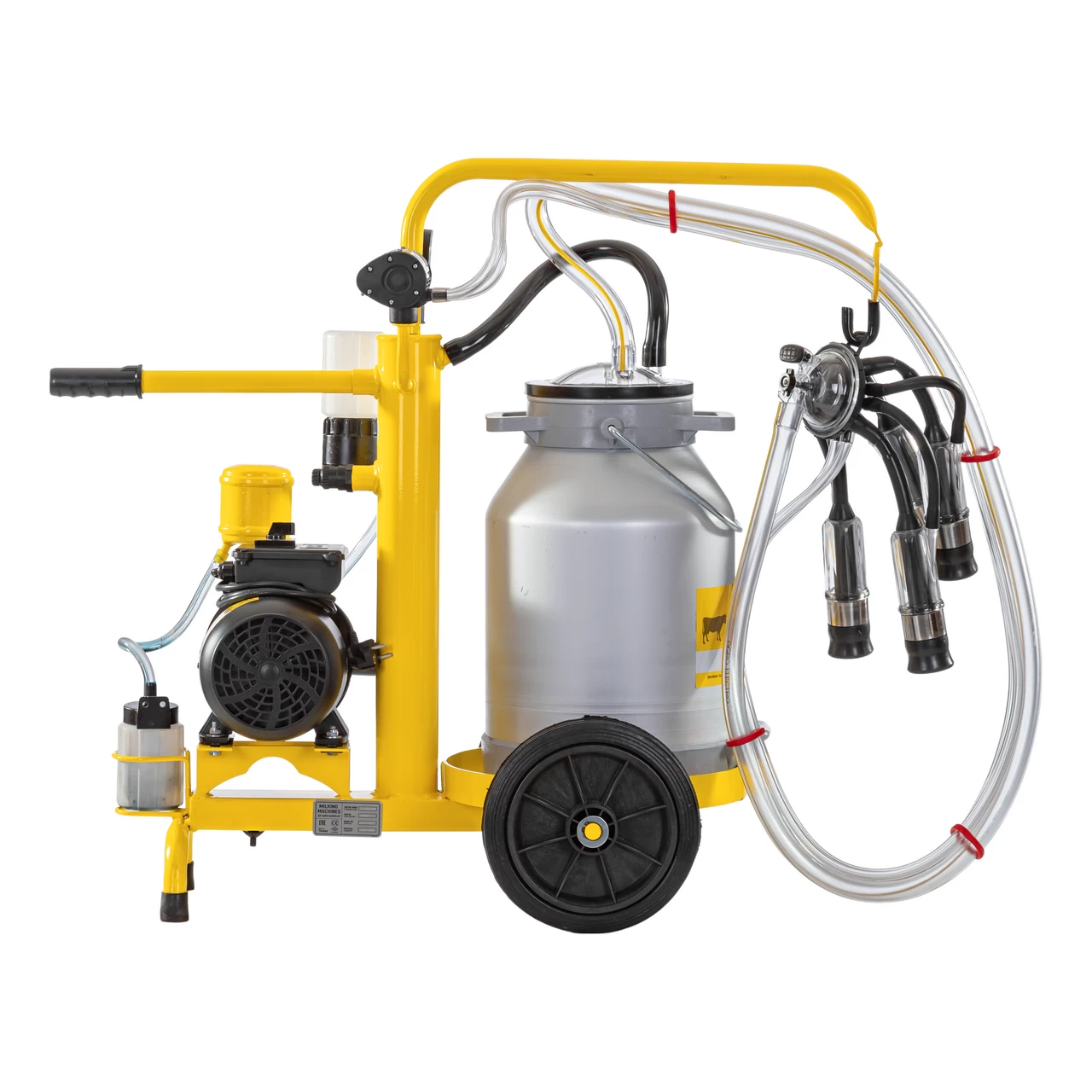 Mungitrice per mucche con 1 bidone alluminio 25 litri, eco