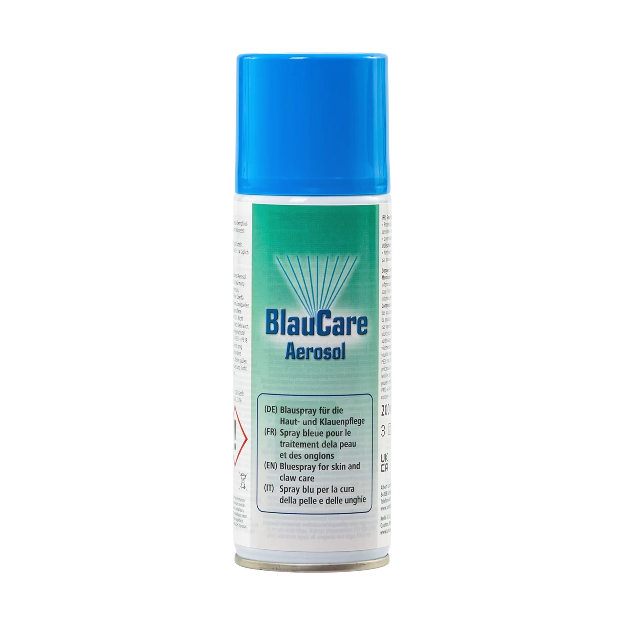 Spray blu per la disinfezione, BlauCare, 200 ml