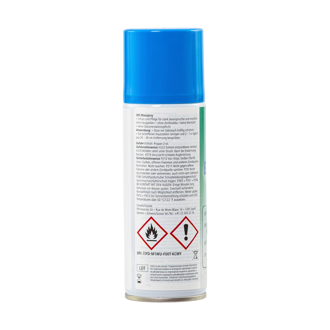 Spray blu per la disinfezione, BlauCare, 200 ml