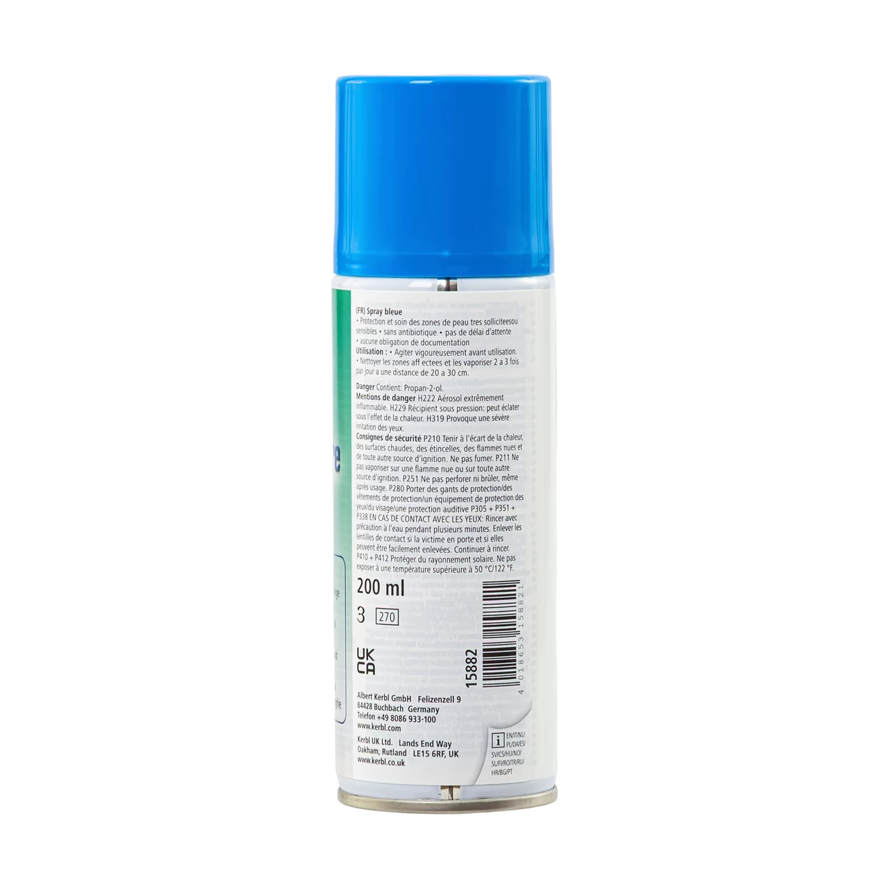 Spray blu per la disinfezione, BlauCare, 200 ml