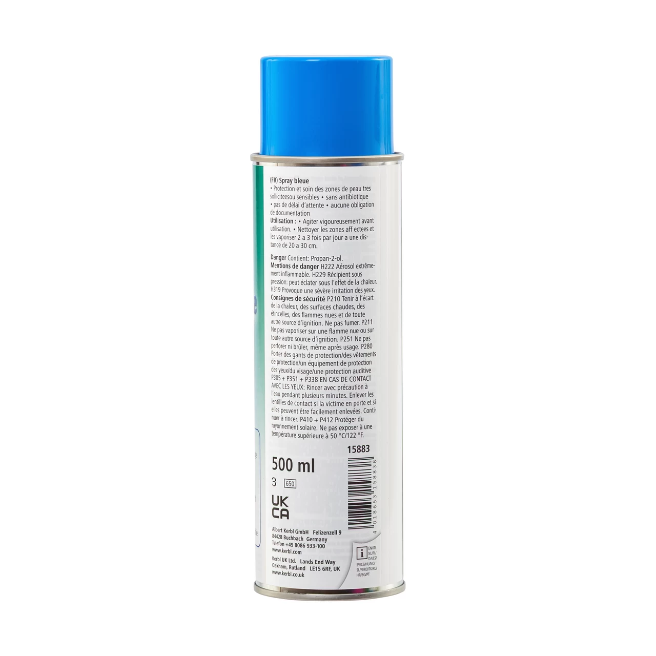 Spray blu per la disinfezione, BlauCare, 500 ml