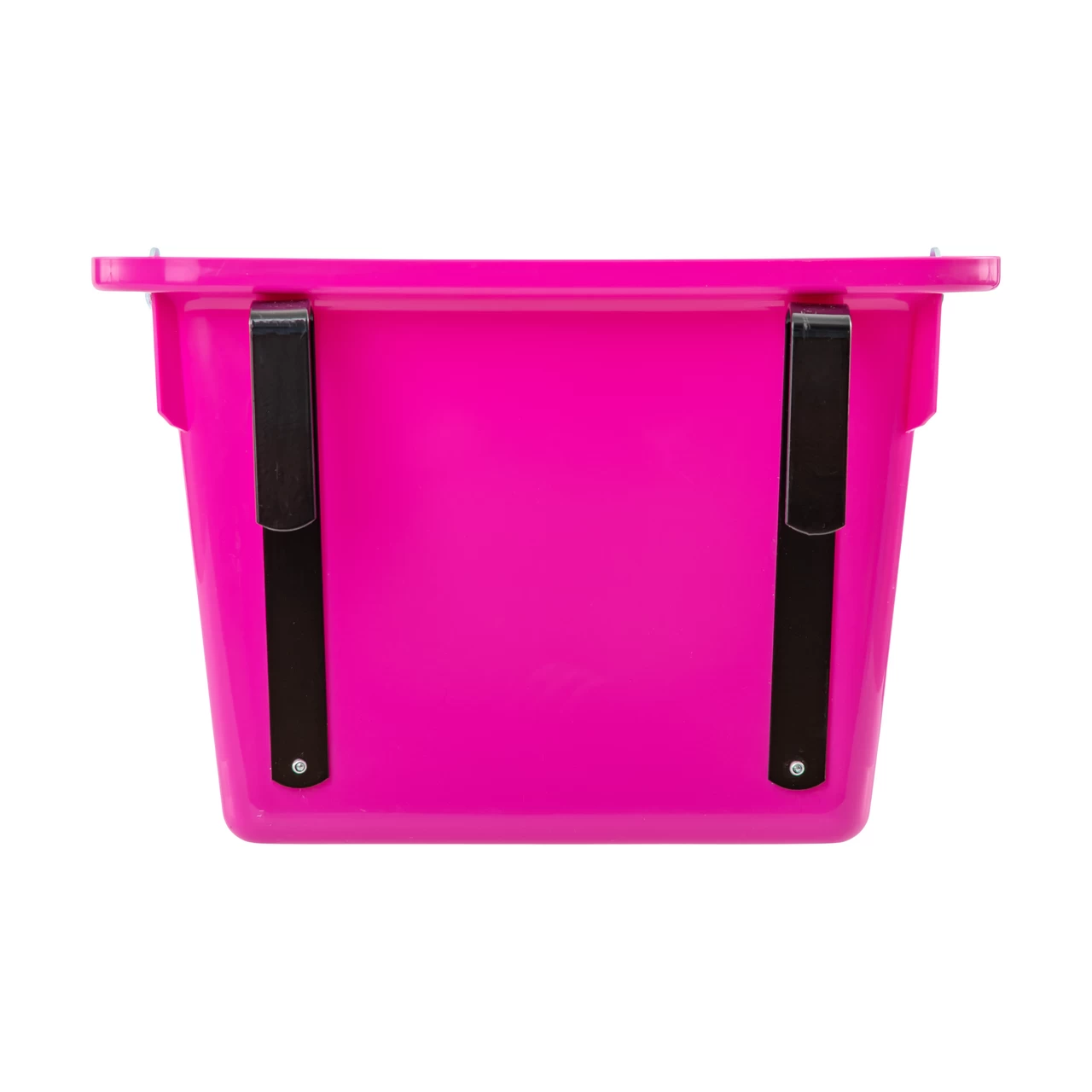 Secchio per mangime per cavalli con staffa per fissaggio e maniglia, roso, 12 litri