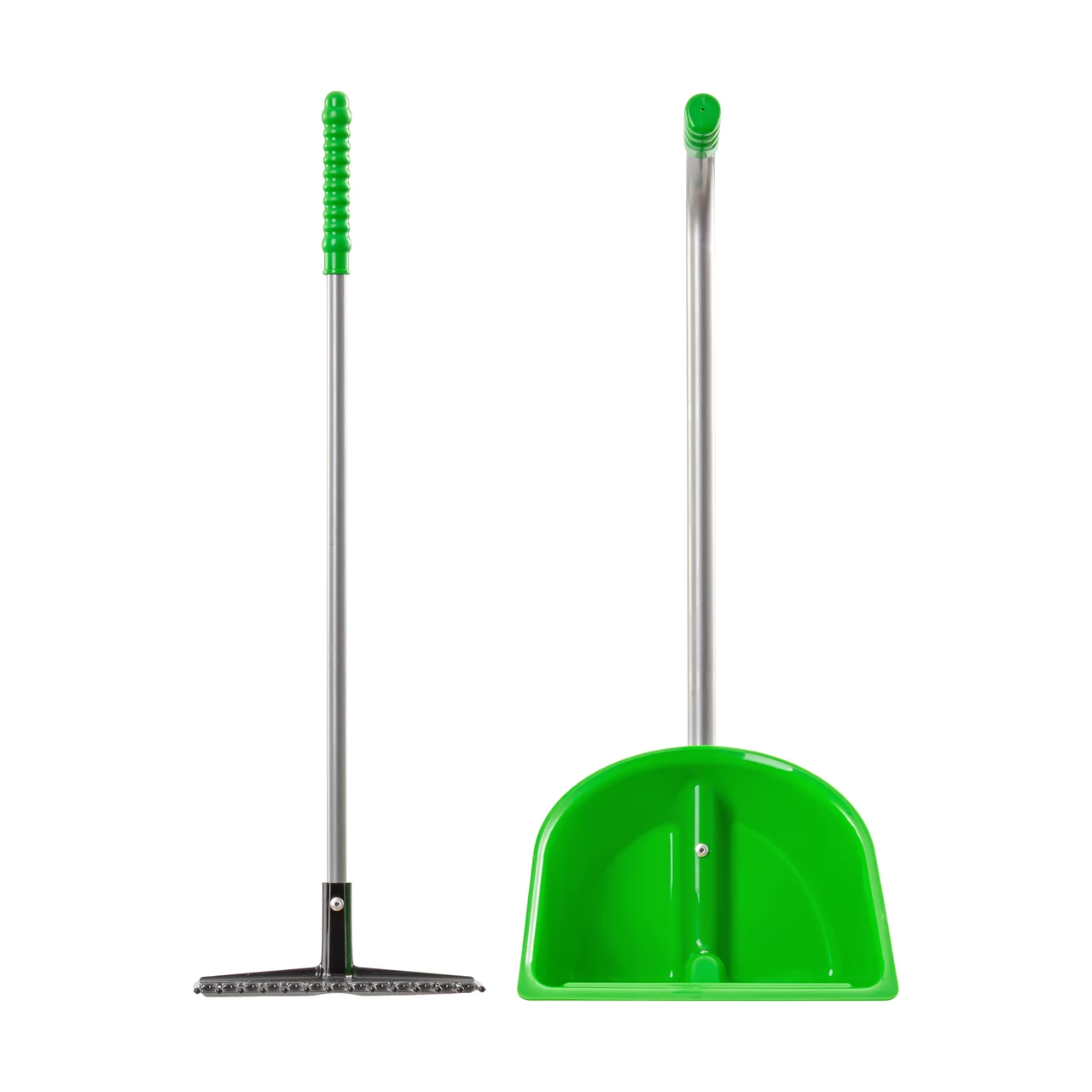 Pala Mistboy Mini con rastrello, verde, 60 cm