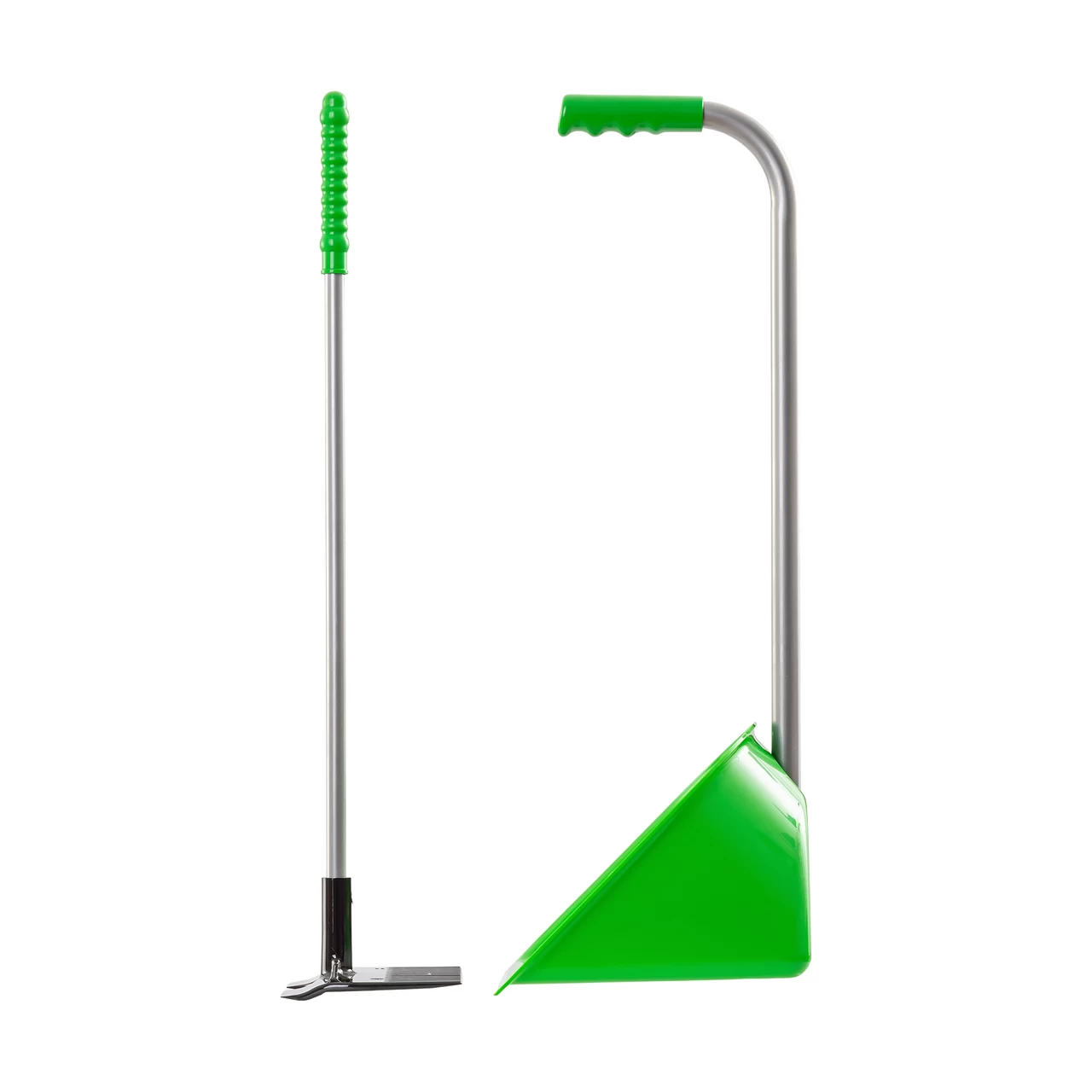 Pala Mistboy Mini con rastrello, verde, 60 cm