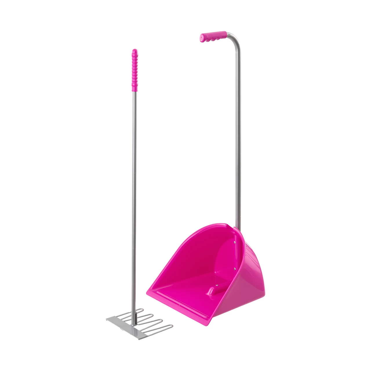 Pala Mistboy con rastrello, rosa, 90 cm