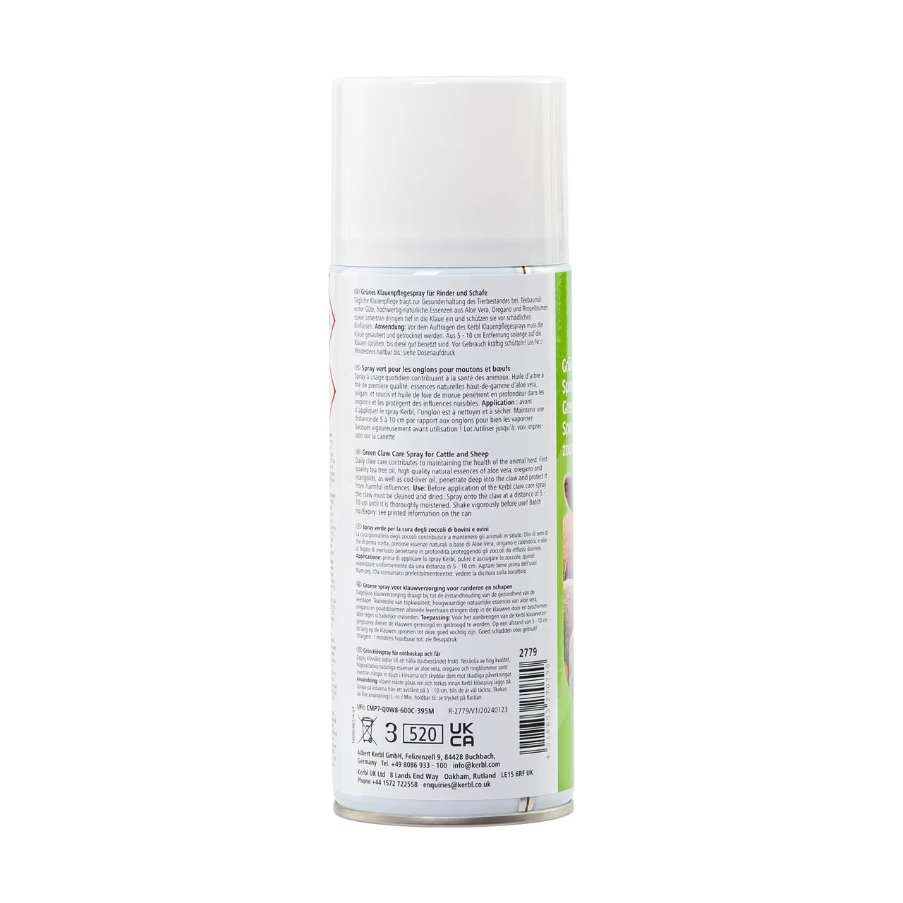 Spray verde per zoccoli, 400 ml