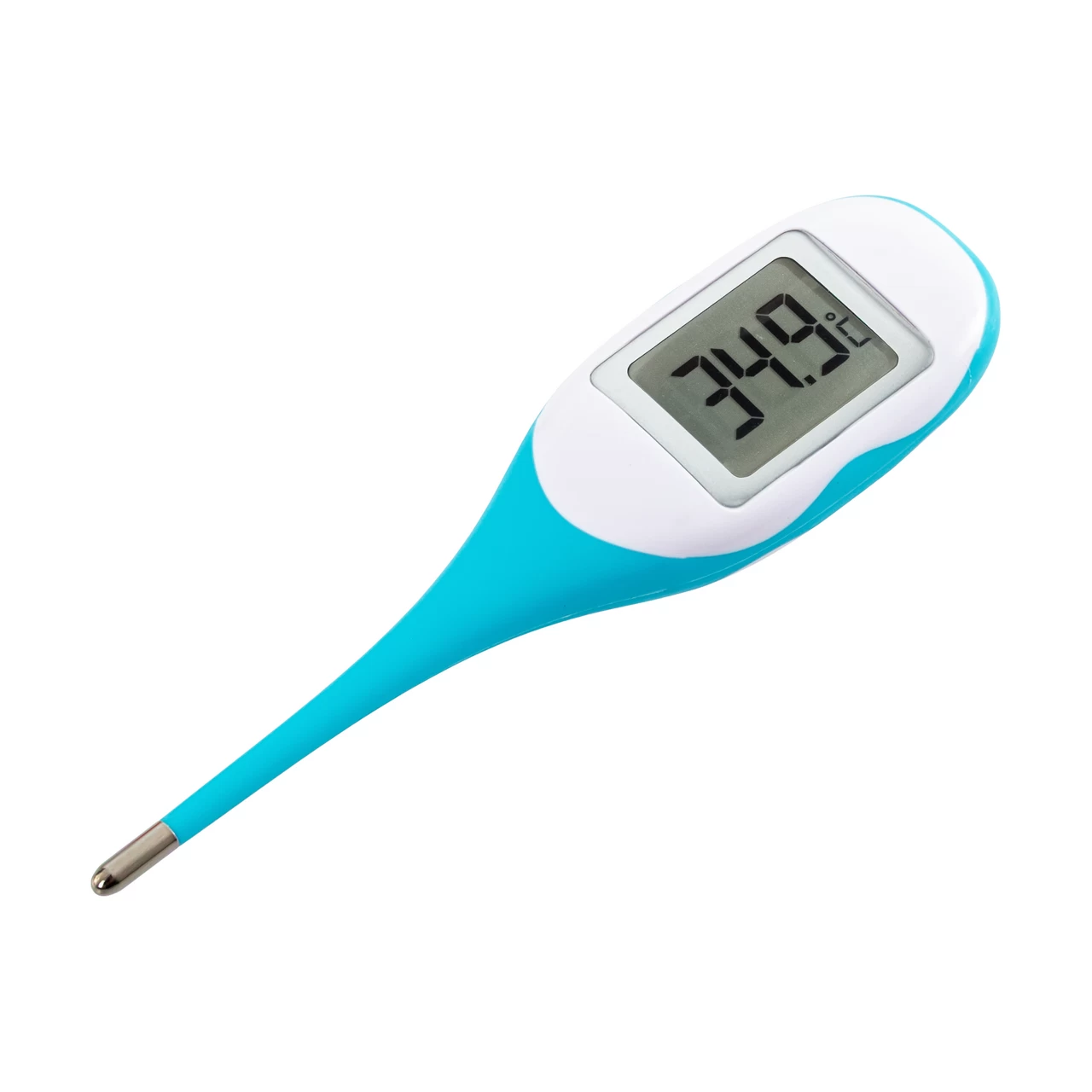 Termometro digitale impermeabile con ampio display digitale e punta di misurazione flessibile