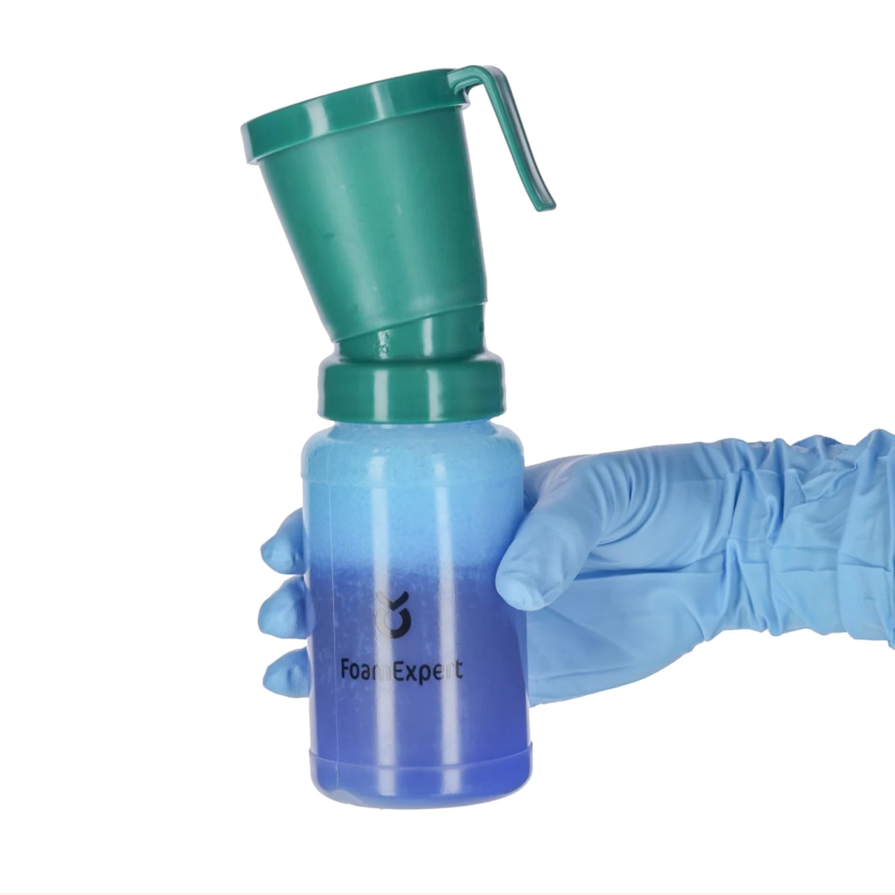 Bicchiere per la disinfezione dei capezzoli, FoamExpert (con schiuma), 300 ml