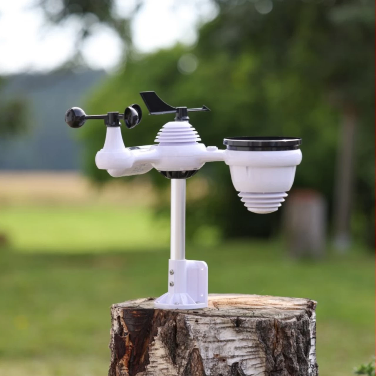 Stazione meteorologica digitale 7 in 1 con connettività WiFi e app mobile