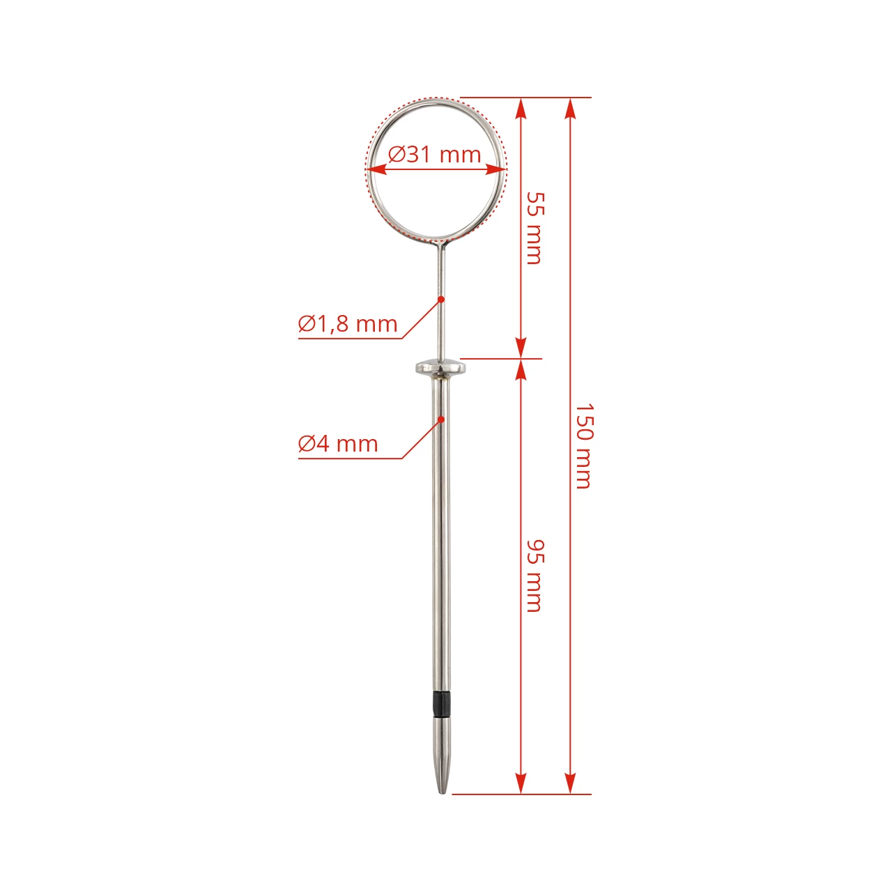 Estrattore di formazioni della mammella, modello Hug, 15 cm