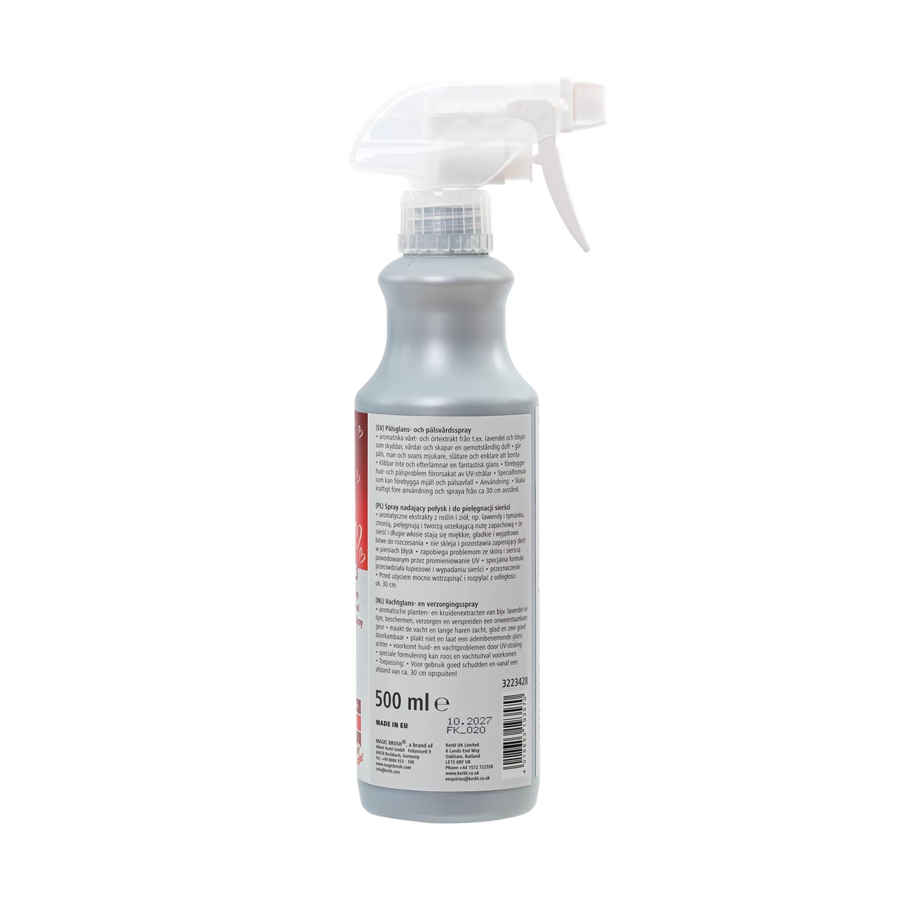 Spray per la cura della criniera, profumo FrenchKiss, MagicBrush, 500 ml