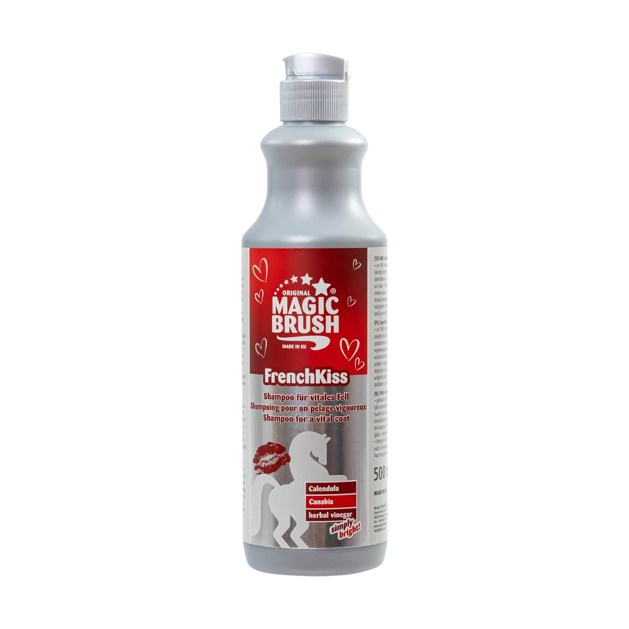 Shampoo per cavalli, profumo FrenchKiss, MagicBrush, 500 ml