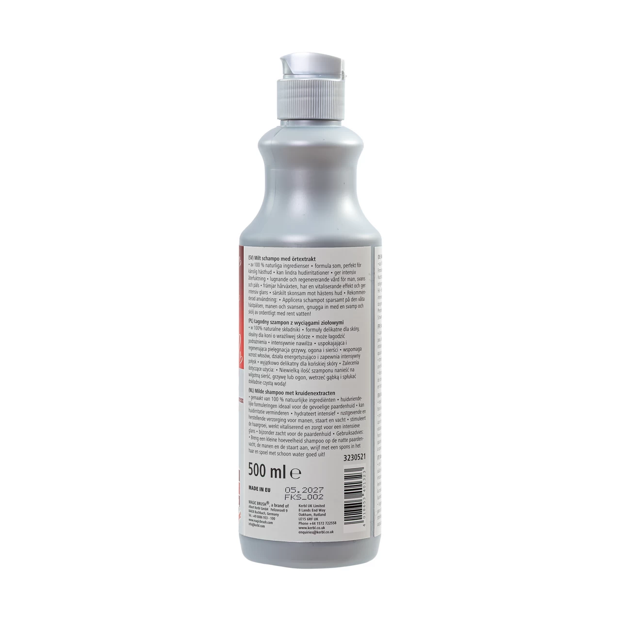 Shampoo per cavalli, profumo FrenchKiss, MagicBrush, 500 ml