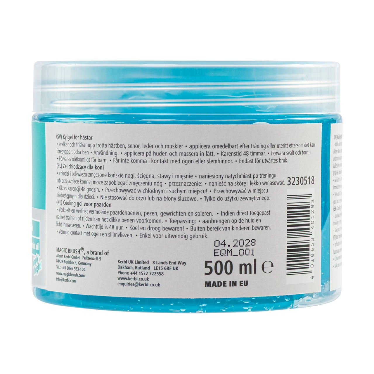 Gel per cavalli, MagicBrush Equimint, 500 ml